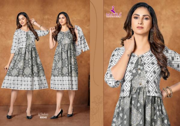 Mayra Wisdom Fancy Rayon Print  Kurti Collection